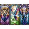 PUZZLE TREFL 1000 ANIMALE IN VITRALIU