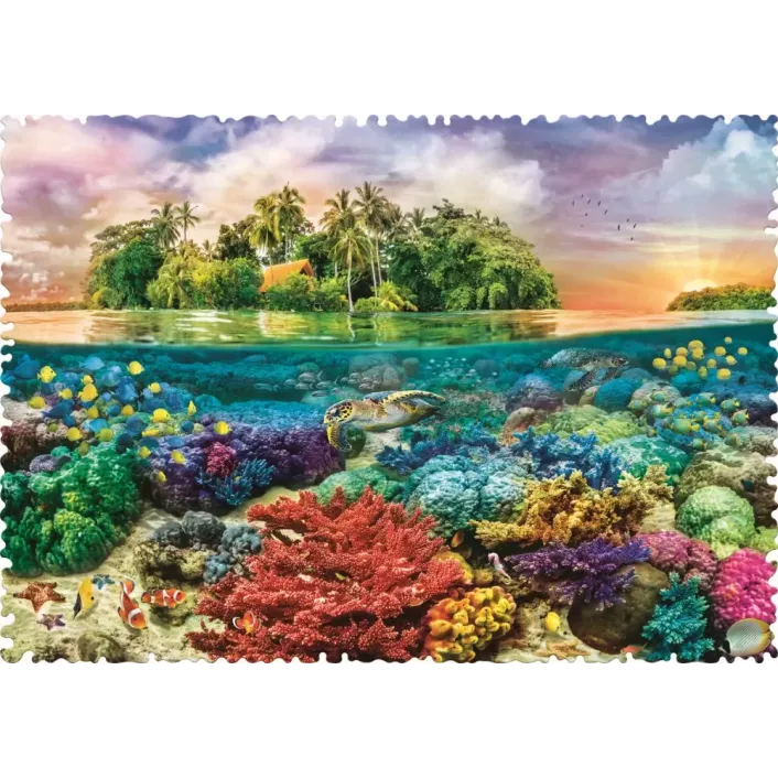 PUZZLE TREFL 600 CU PIESE CIUDATE - INSULA EXOTICA
