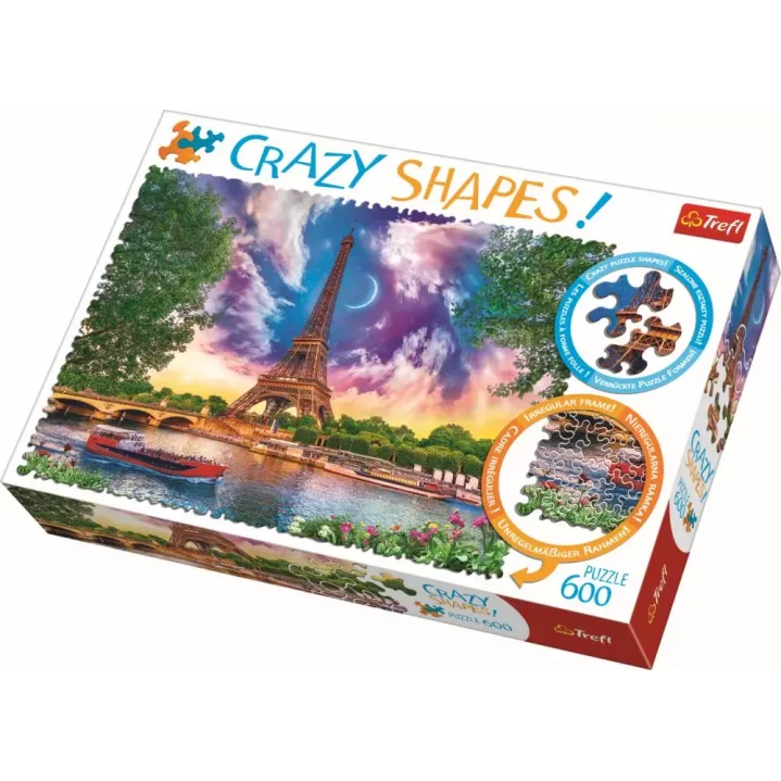 PUZZLE TREFL 600 CU PIESE CIUDATE - CER DE POVESTE LA PARIS