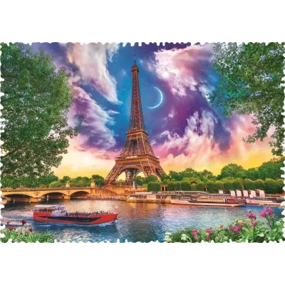 PUZZLE TREFL 600 CU PIESE CIUDATE - CER DE POVESTE LA PARIS