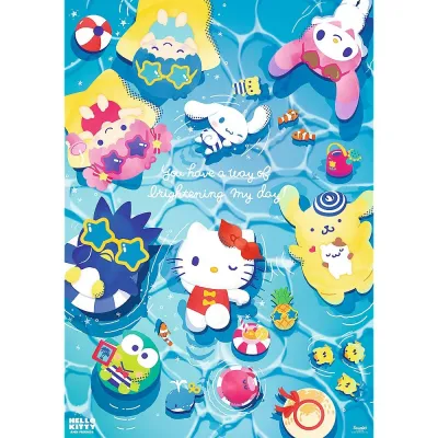 PUZZLE TREFL 1000 PREMIUM PLUS HELLO KITTY RELAXARE DE VARA