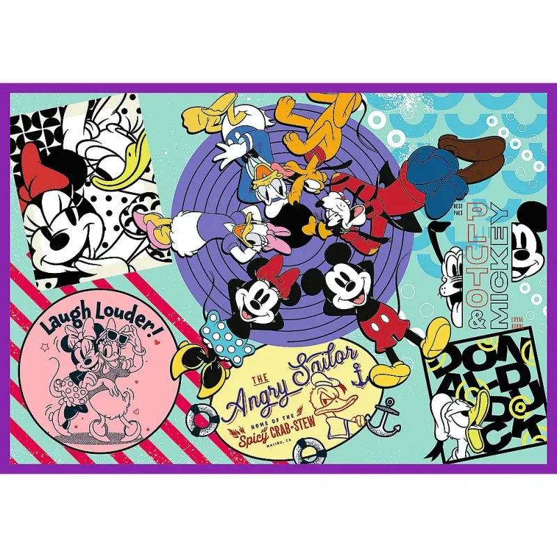PUZZLE TREFL 4X250 DISNEY MICKEY MOUSE ȘI PRIETENII