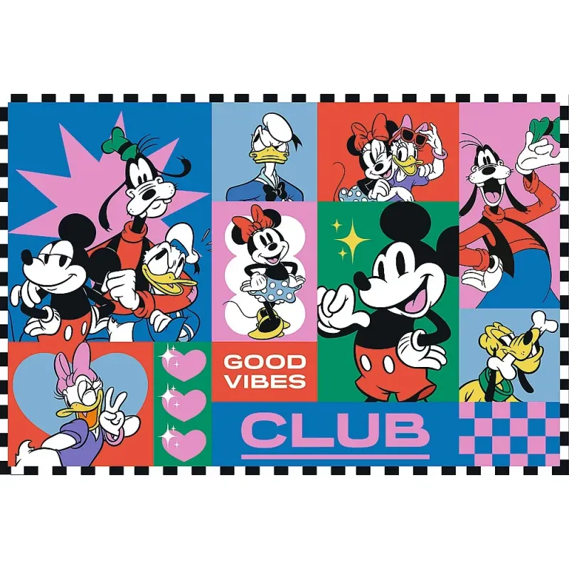 PUZZLE TREFL 2X200 DISNEY MICKEY MOUSE TIMP CU PRIETENII