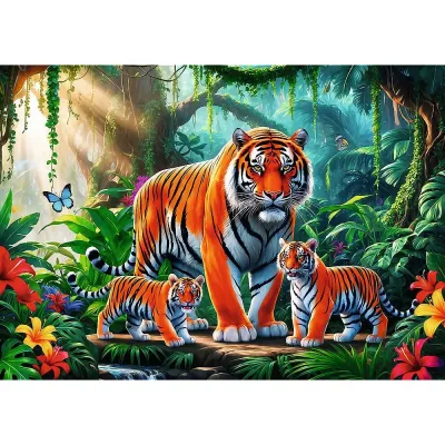 PUZZLE TREFL 200 OBICEIURILE TIGRULUI