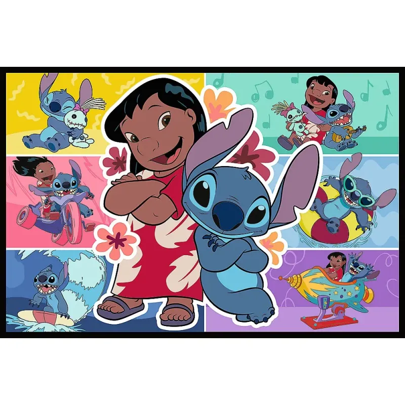 PUZZLE TREFL 2X200 DISNEY LILO ȘI STITCH VIATA FERICITA