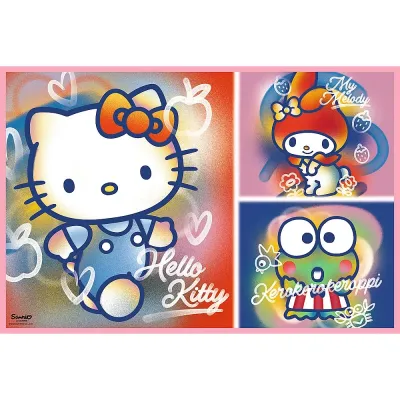 PUZZLE TREFL 2X200 HELLO KITTY ȘI PRIETENII