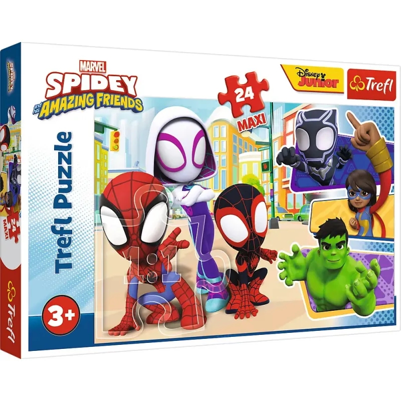 PUZZLE TREFL 24 MAXI SPIDEY ȘI PRIETENII LUI EXTRAORDINARI