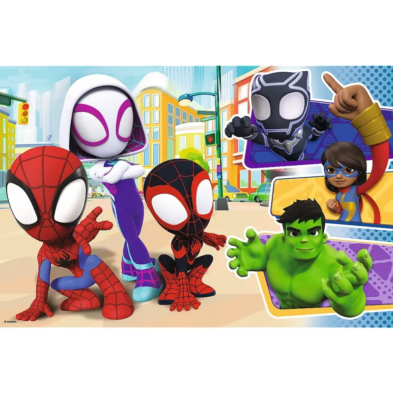 PUZZLE TREFL 24 MAXI SPIDEY ȘI PRIETENII LUI EXTRAORDINARI