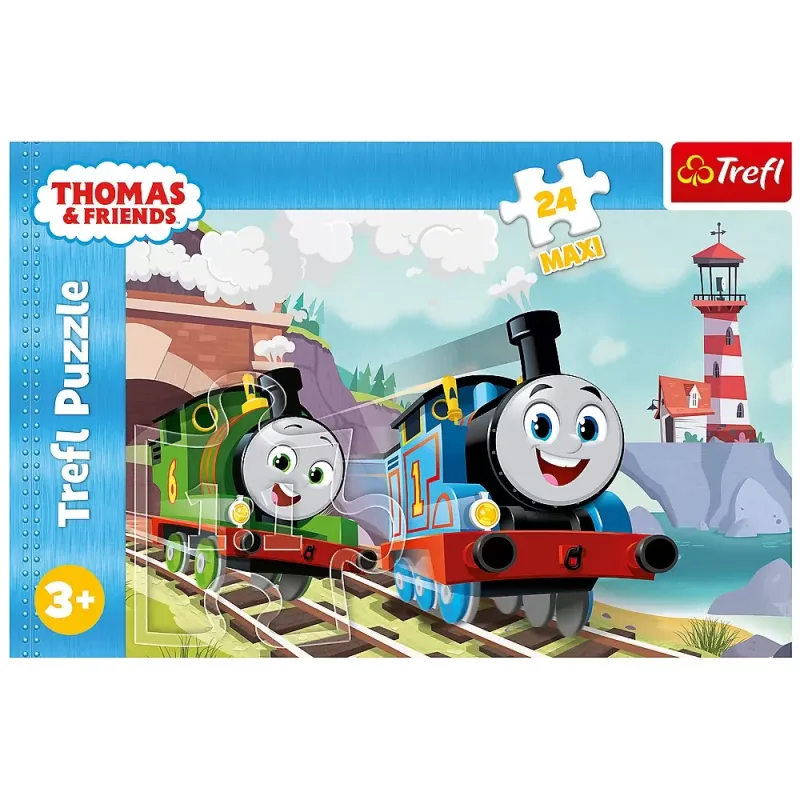 PUZZLE TREFL 24 MAXI THOMAS TOM ȘI PERCY PE LINII