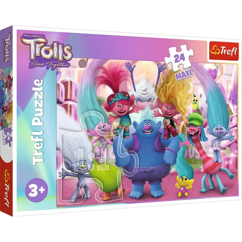 PUZZLE TREFL 24 MAXI IN LUMEA TROLILOR