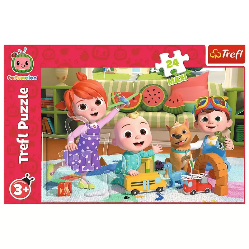 PUZZLE TREFL 24 MAXI COCOMELON GATA DE AVENTURA