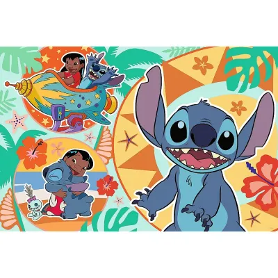PUZZLE TREFL 24 MAXI STITCH ZIUA VESELA A LUI LILO ȘI STITCH