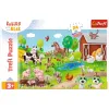PUZZLE TREFL 24 MAXI BABIES AND THE BEAR ANIMALE LA FERMA