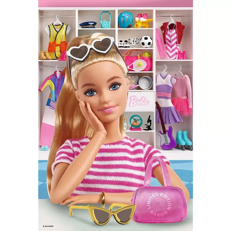 PUZZLE TREFL 100 BARBIE SA O CUNOASTEM PE BARBIE