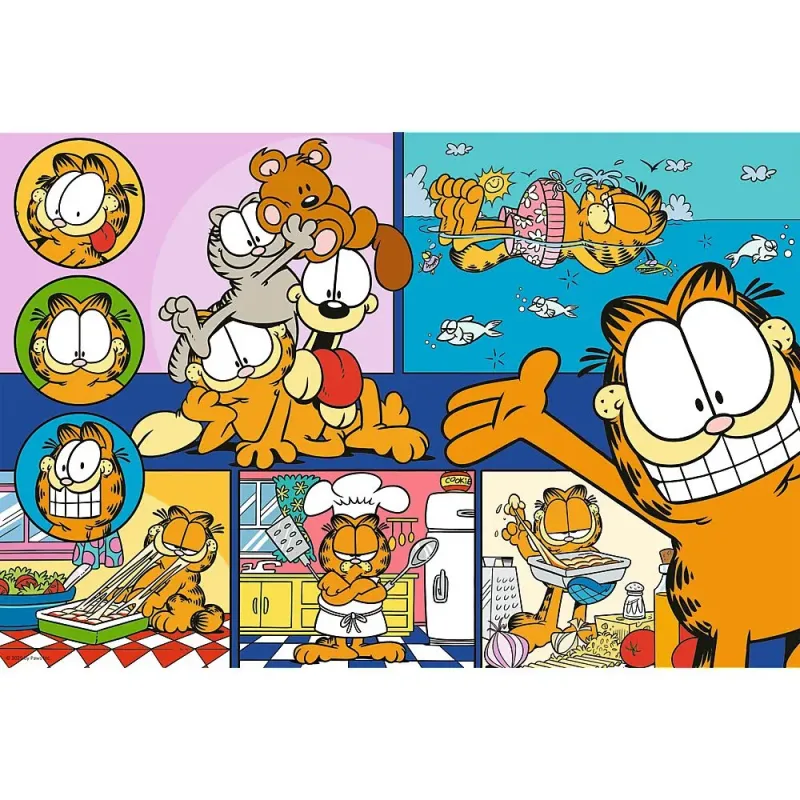 PUZZLE TREFL 100 LENESUL GARFIELD
