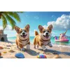 PUZZLE TREFL 100 CĂȚEL CORGI