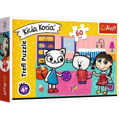 PUZZLE TREFL 60 KICIA KOCIA ȘI PRIETENII