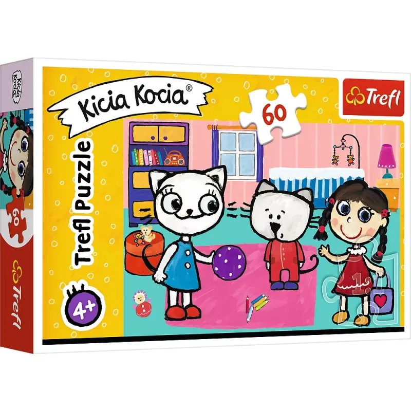 PUZZLE TREFL 60 KICIA KOCIA ȘI PRIETENII