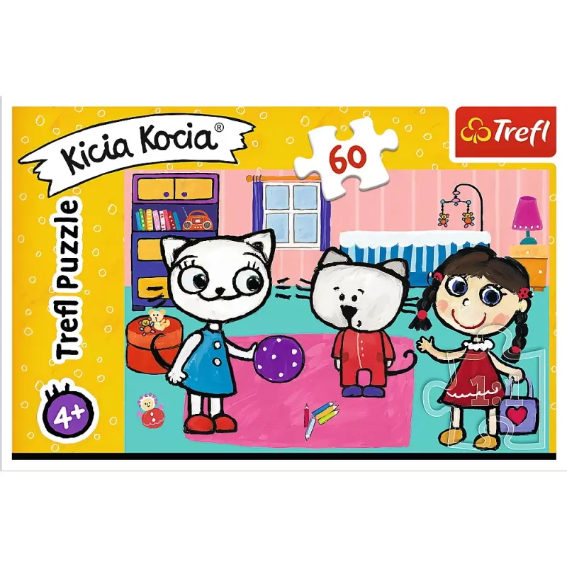 PUZZLE TREFL 60 KICIA KOCIA ȘI PRIETENII