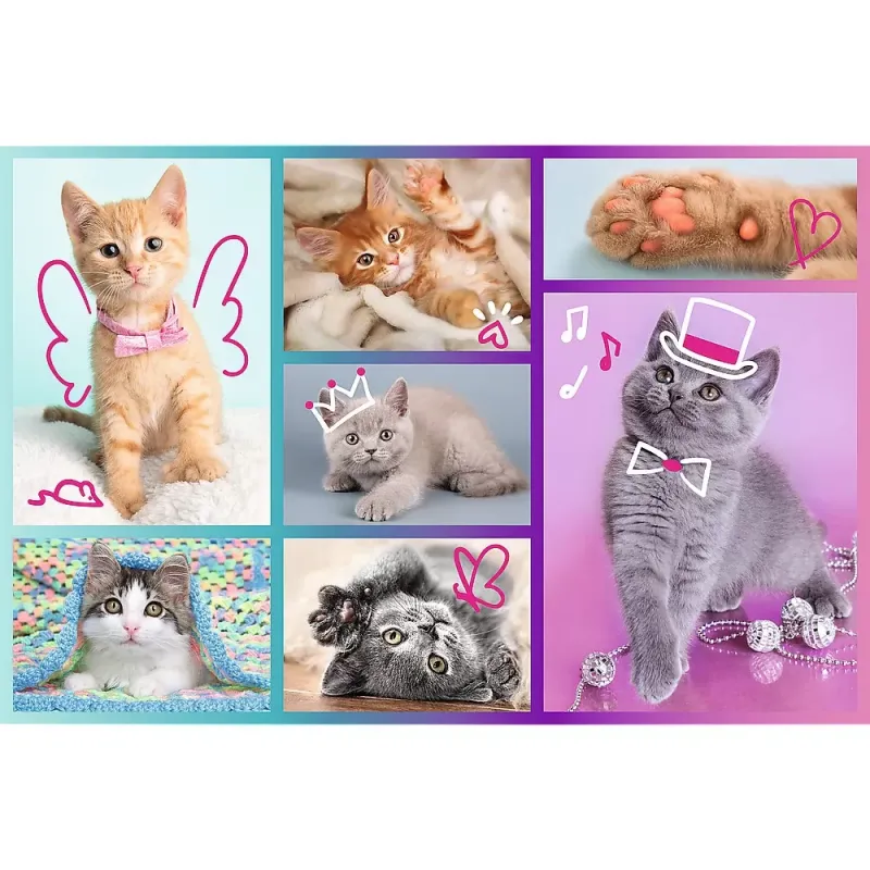 PUZZLE TREFL 60 PISICUTE DRAGUTE