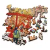 PUZZLE TREFL DIN LEMN 1000 PIESE STRADA PREGĂTITA DE CRACIUN