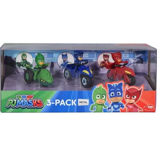 EROI IN PIJAMALE SET 3 MOTOCICLETE CU FIGURINĂ SCARA 1:64