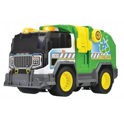 DICKIE CAMION DE RECICLARE CU LUMINI ȘI SUNETE 30CM