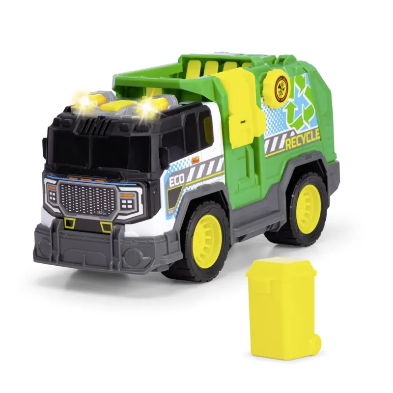 DICKIE CAMION DE RECICLARE CU LUMINI ȘI SUNETE 30CM