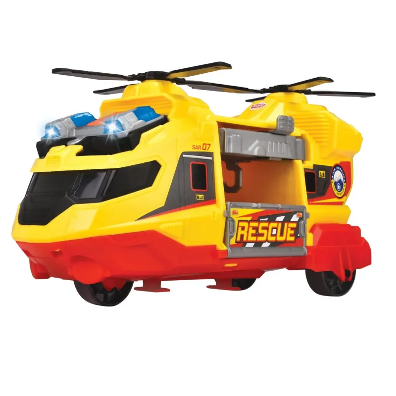 DICKIE ELICOPTER DE SALVARE CU SUNETE ȘI LUMINI 30CM