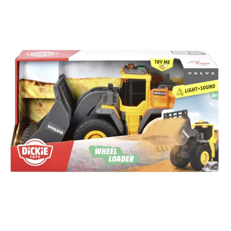 DICKIE EXCAVATOR VOLVO CU SUNETE ȘI LUMINI