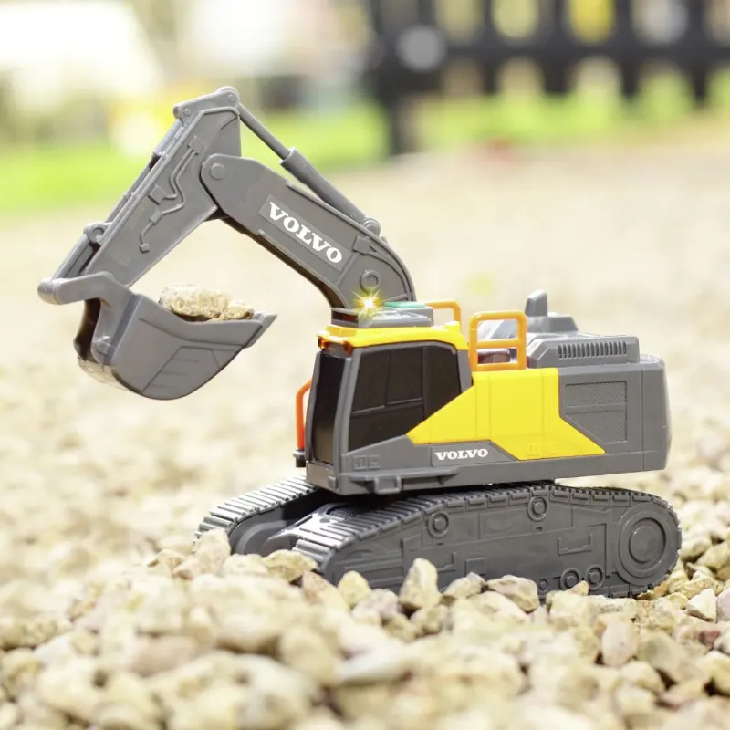 DICKIE EXCAVATOR VOLVO CU SENILE SUNETE ȘI LUMINI