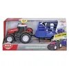 DICKIE MASSEY FERGUSON TRACTOR ȘI REMORCA CU SUNETE ȘI LUMINI