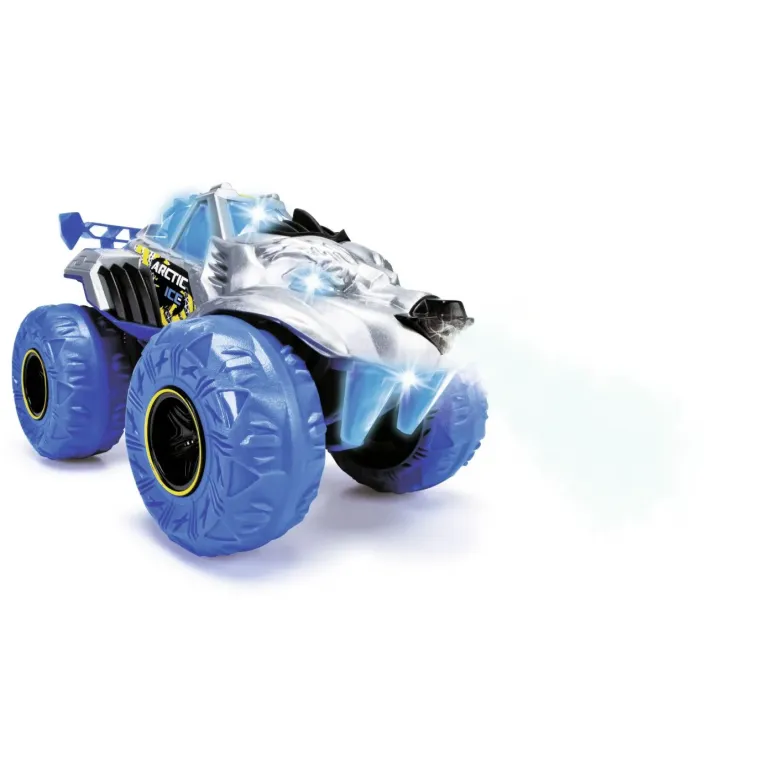 DICKIE MAȘINĂ DE TEREN ARCTIC ICE MONSTER CU LUMINI SUNETE SUSPENSII ȘI FUNCTIE ABUR 25CM