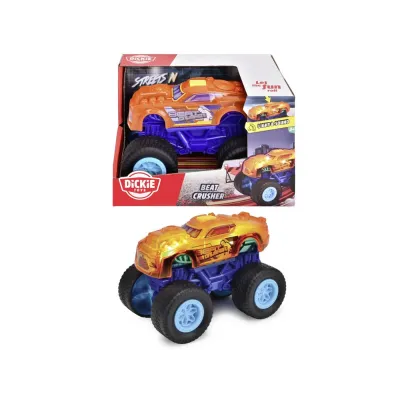DICKIE MAȘINĂ DE TEREN BEAT CRUSHER CU LUMINI ȘI SUNETE 17CM