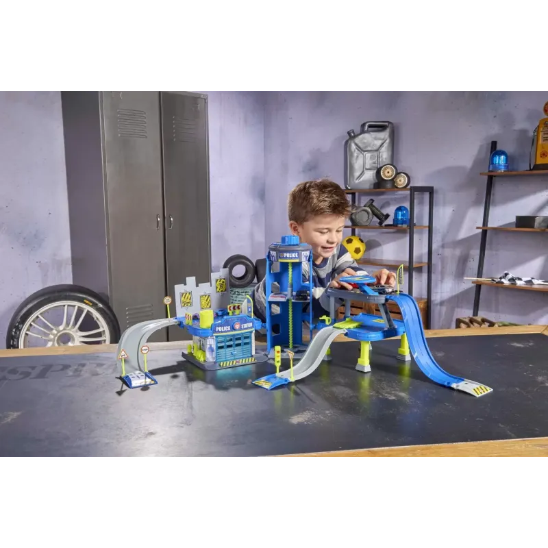 MAJORETTE CREATIX SET SECTIA DE POLITIE CU SUNETE ȘI LUMINI