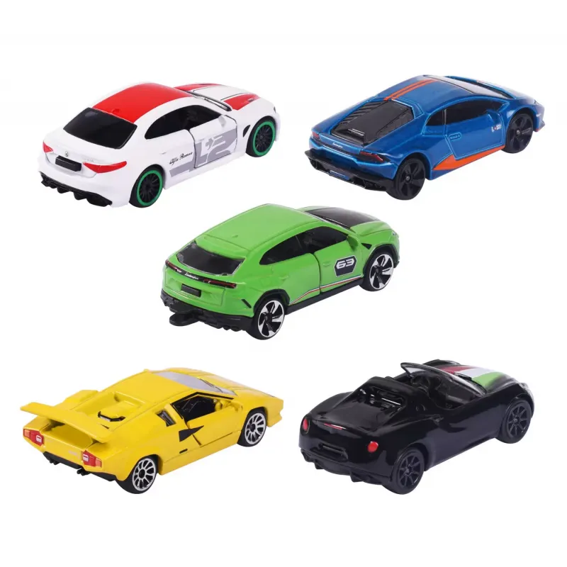 MAJORETTE SET 5 MASINI DIN METAL DREAMS ITALY