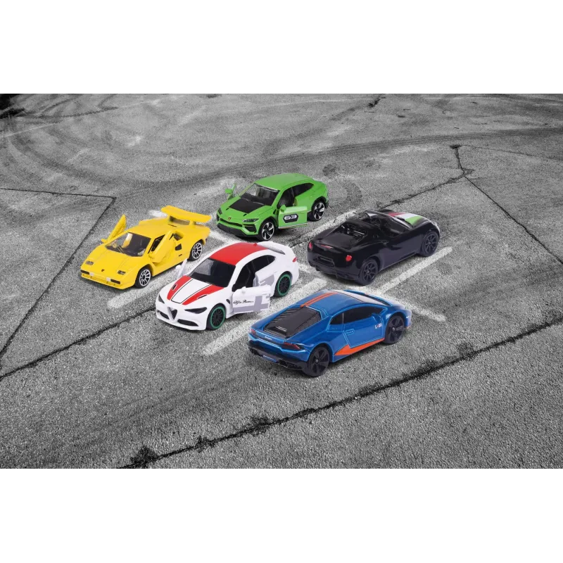 MAJORETTE SET 5 MASINI DIN METAL DREAMS ITALY