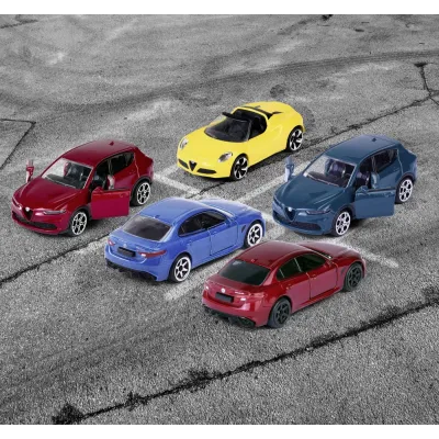 MAJORETTE MASINUTE METALICE SET 5 MASINI ALFA ROMEO
