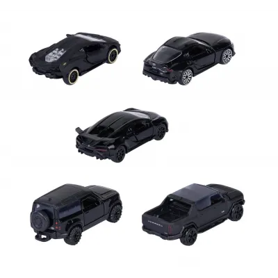 MAJORETTE SET 5 MASINUTE BLACK EDITION 2.0 GIFTPACK