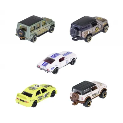 MAJORETTE CASTHEADS SERIES SET 5 MASINUTE SCARA 1:64