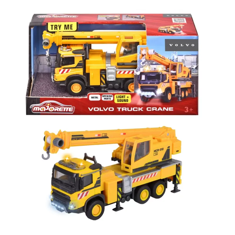 MAJORETTE VOLVO CAMION CU MACARA