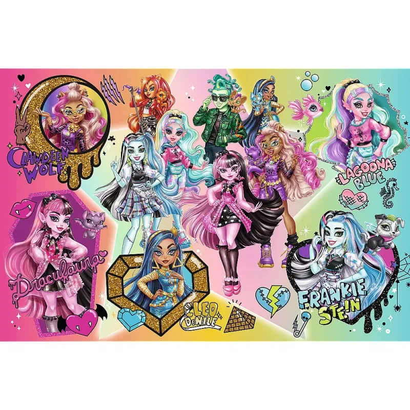 PUZZLE TREFL 300 MONSTER HIGH ZOMBI IN TOP