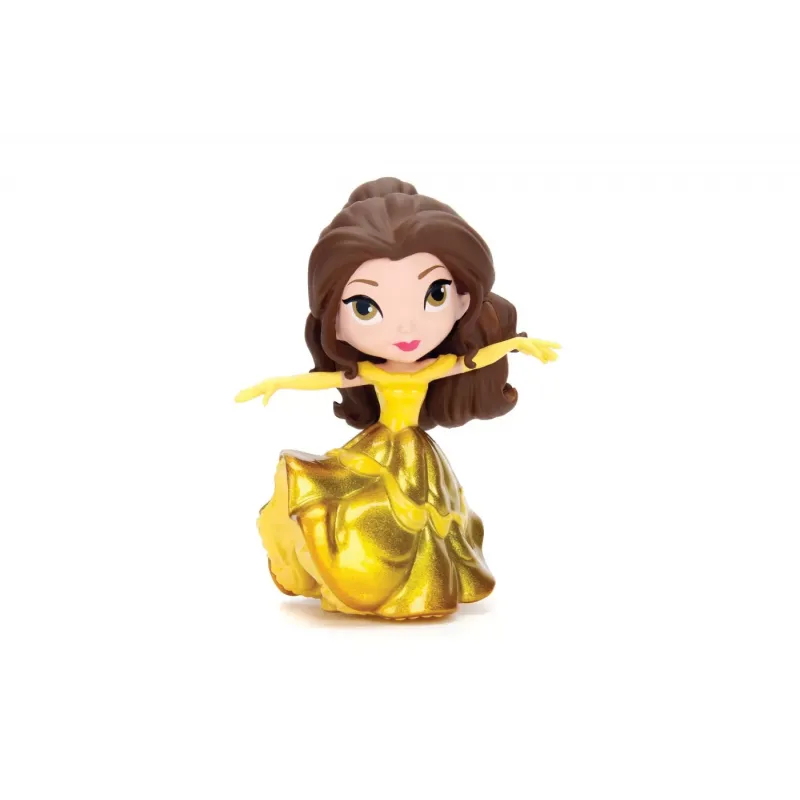 JADA - FIGURINĂ DISNEY - Printesa Belle cu rochita aurie - 10cm