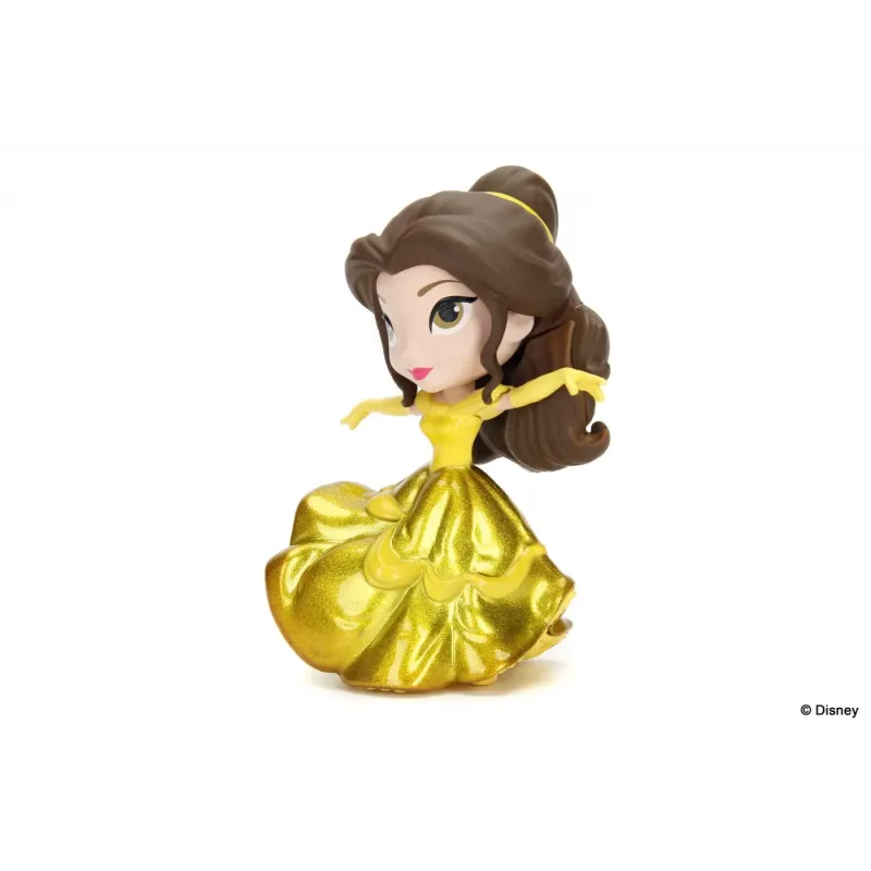 JADA - FIGURINĂ DISNEY - Printesa Belle cu rochita aurie - 10cm