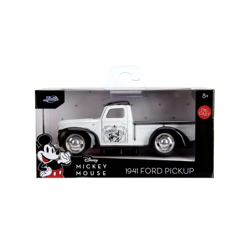 JADA DISNEY MICKEY MOUSE MAȘINUȚĂ METALICĂ FORD PICKUP 1941 SCARA 1:32