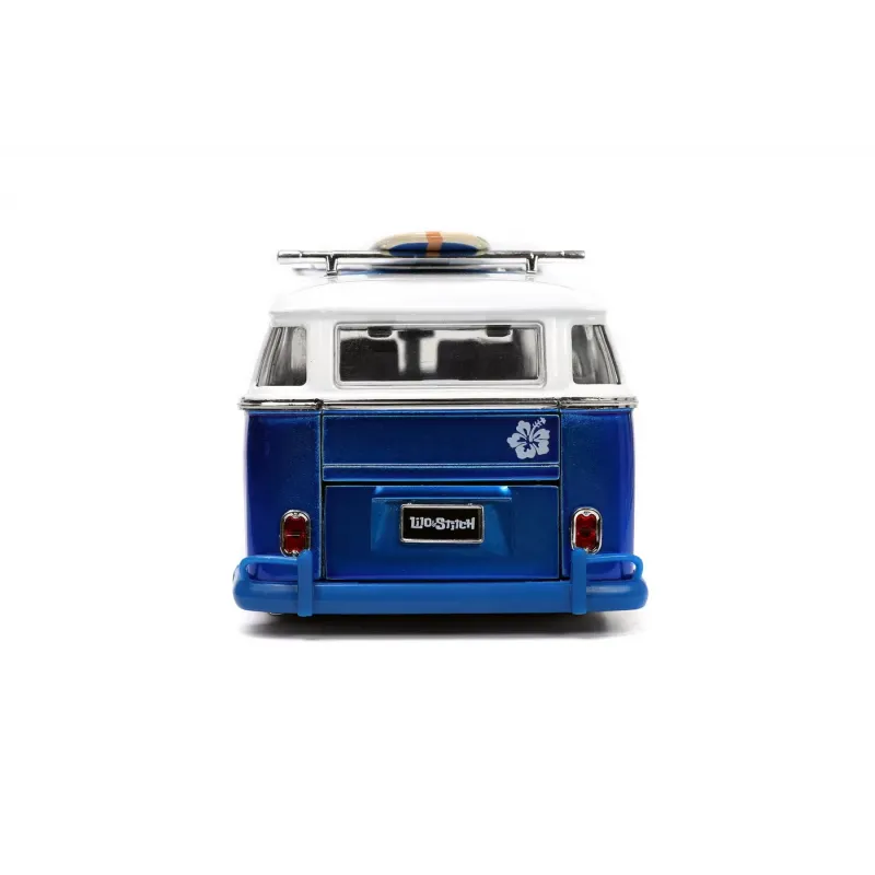Set figurină + machetă auto Jada - DISNEY Stitch + Volkswagen T1 Bus [1:24]