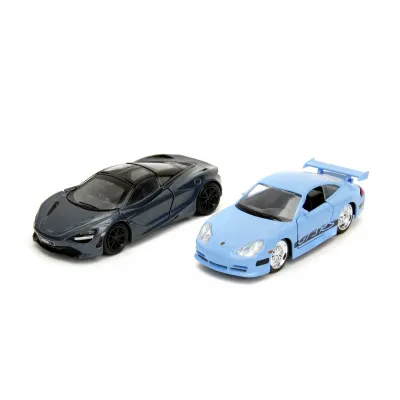 Set machete auto Jada - FAST AND FURIOUS LEGACY Porsche 911 GT3 RS + McLaren 720S [1:32]