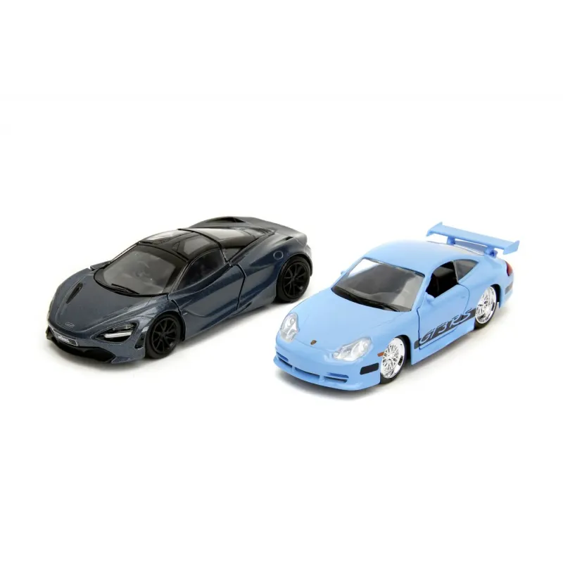 Set machete auto Jada - FAST AND FURIOUS LEGACY Porsche 911 GT3 RS + McLaren 720S [1:32]
