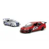 Set machete auto Jada -  FAST AND FURIOUS Nissan Skyline GTR R34 / Mitsubishi Lancer Evolution IX (Brian / Sean) [1:32]