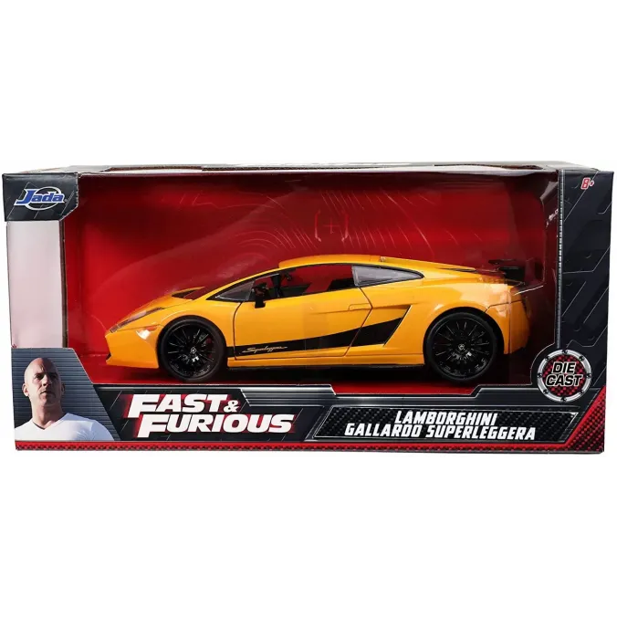 Machetă auto Fast and Furious - LAMBORGHINI GALLARDO [1:24]
